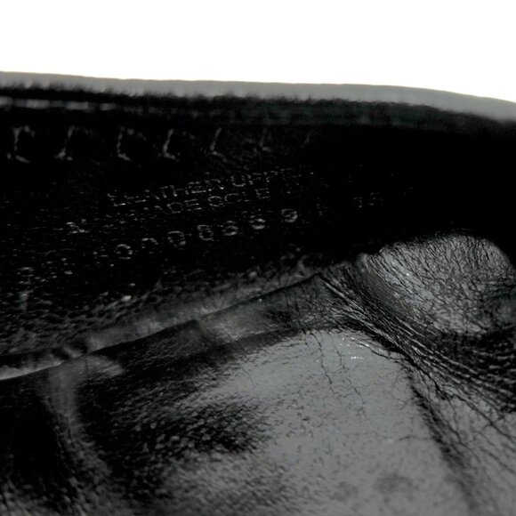 TORY BURCH~Sally 2~PEEP TOE PUMP~BLACK TUMBLED LEATHER SHOES~Size 8 - Picture 8 of 8